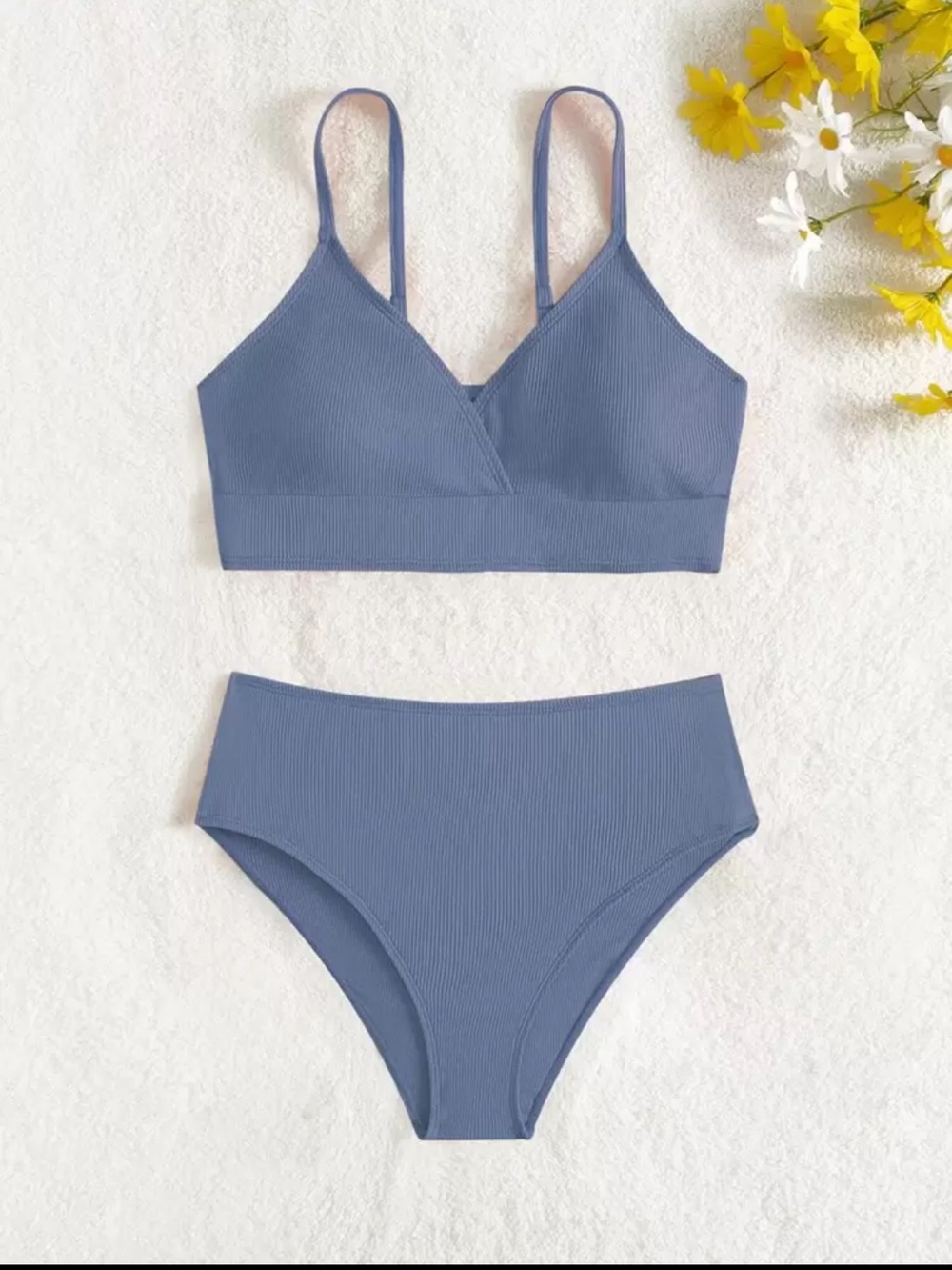 NWOT SHEIN 14-15Y (170) Blue Bikini Set